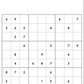 Sudoku puzzle page - easy difficulty