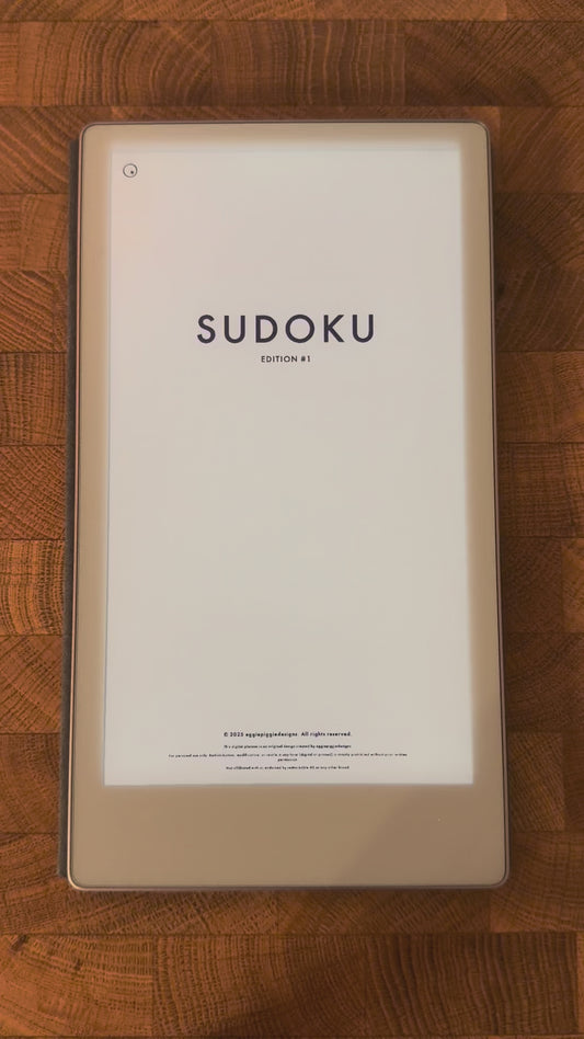 Sudoku Puzzles for Remarkable Paper Pro Move